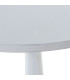 Table d'appoint ronde en bois blanc 30x30x54cm