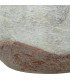 Lampe à poser en céramique grise et abat-jour beige antique 30x30x46.5cm