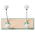 Wall Coat Rack Wood, Metal and Ceramic 28x2x10cm