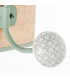 Wall Coat Rack Wood, Metal and Ceramic 28x2x10cm