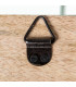 Wall Coat Rack Wood, Metal and Ceramic 28x2x10cm