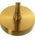 Table Lamp grey Metal and beige lampdshade
