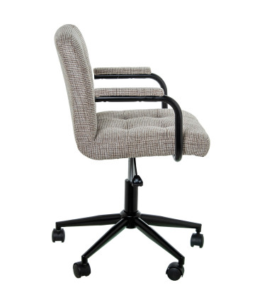 Desk Armchair grey tissue 57.5x59x101cm