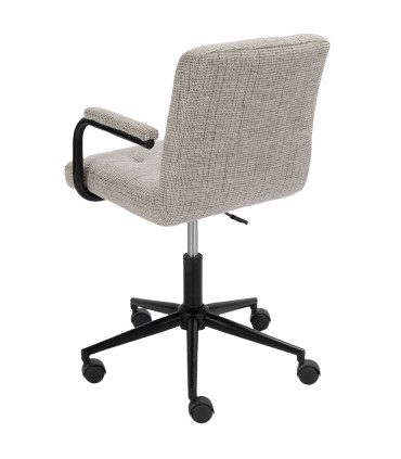 Desk Armchair grey tissue 57.5x59x101cm