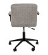 Desk Armchair grey tissue 57.5x59x101cm