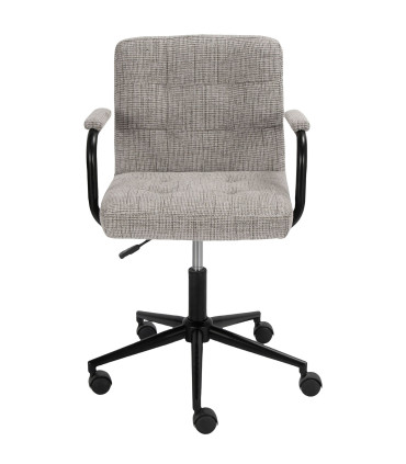 Desk Armchair grey tissue 57.5x59x101cm