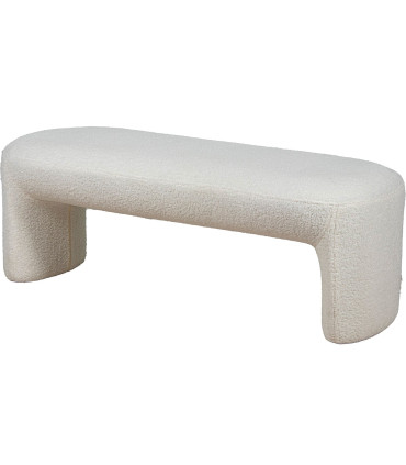 Set of 3 bench Classic beige 126x43x50cm