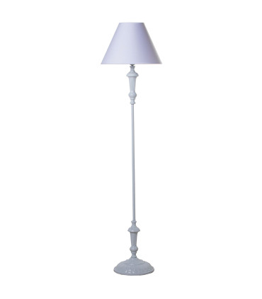 Floor Lamp white metal 38x38x155cm