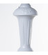 Floor Lamp white metal 38x38x155cm