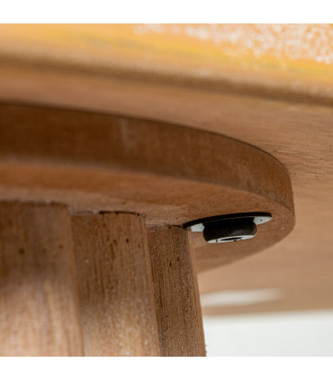Console bois design 119x40x81cm