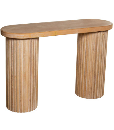 Console bois design 119x40x81cm