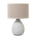 Table Lamp beige ceramic 20x20x28cm