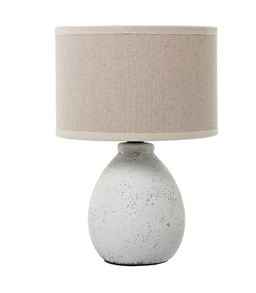 Table Lamp beige ceramic 20x20x28cm