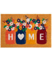 Coco Doormat flowers home 60x40x1.5cm