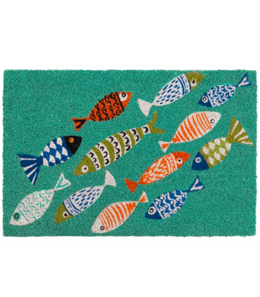 Paillasson coco poissons 60x40x1.5cm