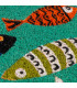 Paillasson coco poissons 60x40x1.5cm