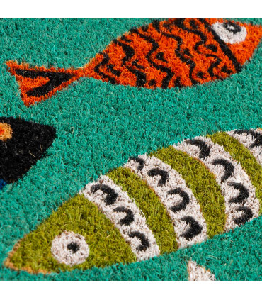 Coco Doormat fishes 60x40x1.5cm