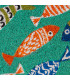 Coco Doormat fishes 60x40x1.5cm