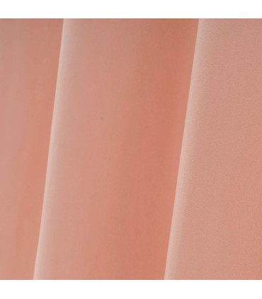 Curtain pink velvet individually 260x140cm