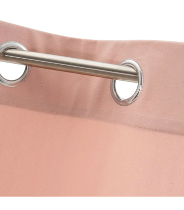 Curtain pink velvet individually 260x140cm