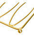 Trivet gold metal 19x19x1cm