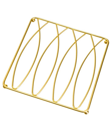 Dessous de plat métal doré 19x19x1cm
