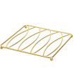 Dessous de plat métal doré 19x19x1cm