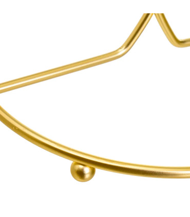 Kitchen Roll Holder gold metal 16x16x32cm