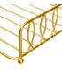Porte serviettes métal doré 19x19x6.5cm