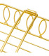 Paper towels holder gold metal 19x19x6.5cm