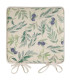 Chair Cushion leaves beige and green