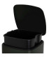 Poubelle de cuisine métal noir 20L