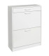 shoe Closet Wood white 60x24x80cm