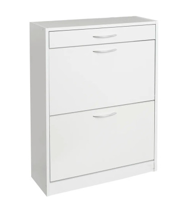 shoe Closet Wood white 60x24x80cm