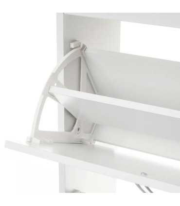 shoe Closet Wood white 60x24x80cm