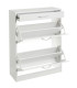 shoe Closet Wood white 60x24x80cm
