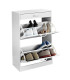 shoe Closet Wood white 60x24x80cm