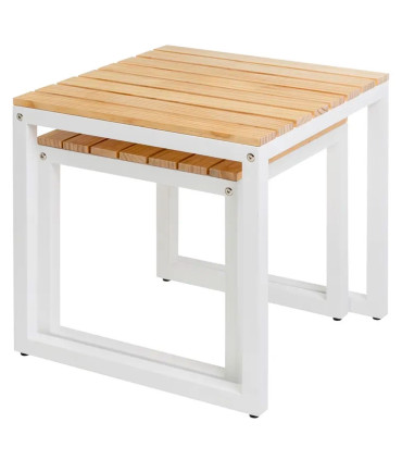 Nesting Table - MDF and Black Metal
