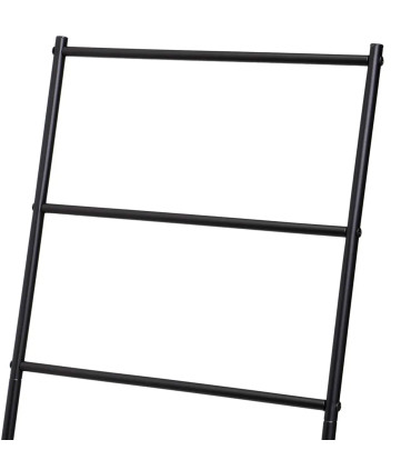 Matt Black Towel Holder 46x35x82cm