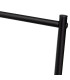 Matt Black Towel Holder 46x35x82cm