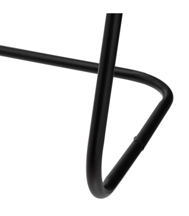 Matt Black Towel Holder 46x35x82cm