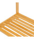 Porte serviette sur pied en Bambou avec étagère 51x31x85cm