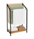 Black Bamboo Towel Holder 51x31x85cm
