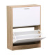 Shoe Closet Wood white 60x24x80cm