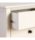 Bedside Table Wood grey 43x33x61cm