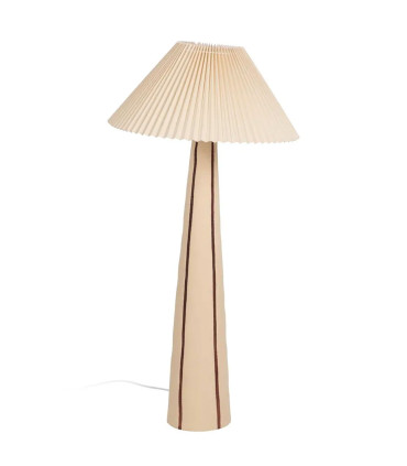 Floor Lamp beige ceramic 53x53x103cm