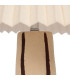 Floor Lamp beige ceramic 53x53x103cm