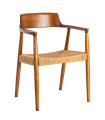 Armchair design wood 57x57x78cm