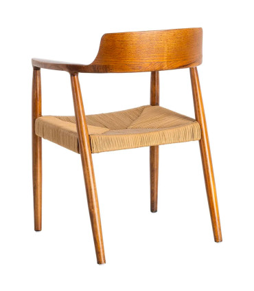 Armchair design wood 57x57x78cm
