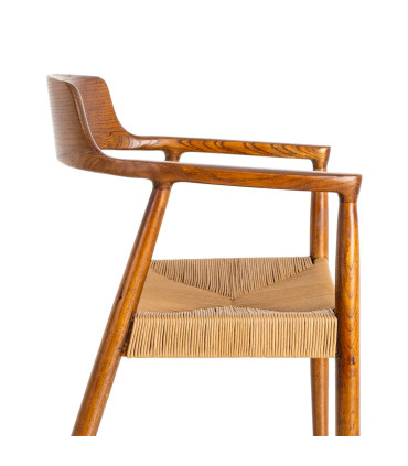 Armchair design wood 57x57x78cm